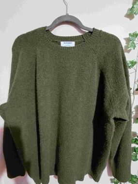 Old Navy Dark Olive Crewneck Sweater